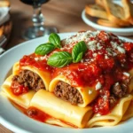 Beef Manicotti Recipe