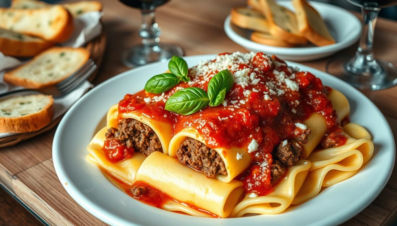 Beef Manicotti Recipe