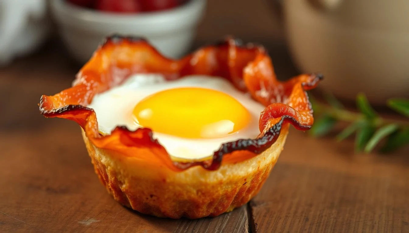 bacon and egg muffin