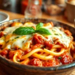 baked ziti dish