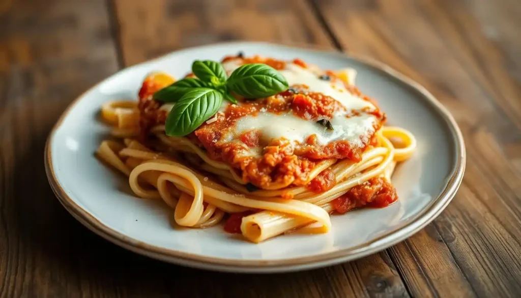 homemade baked ziti