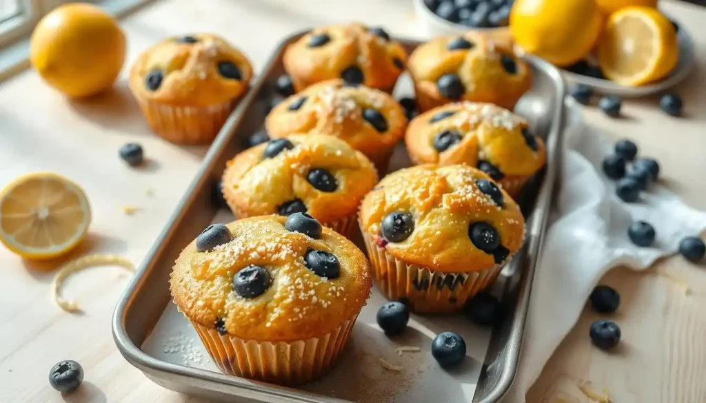 lemon blueberry muffins