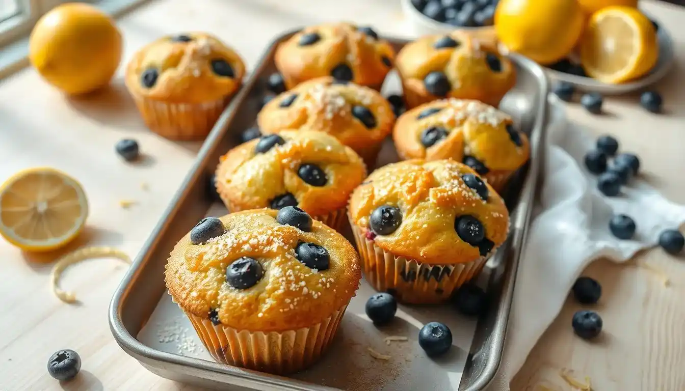 lemon blueberry muffins