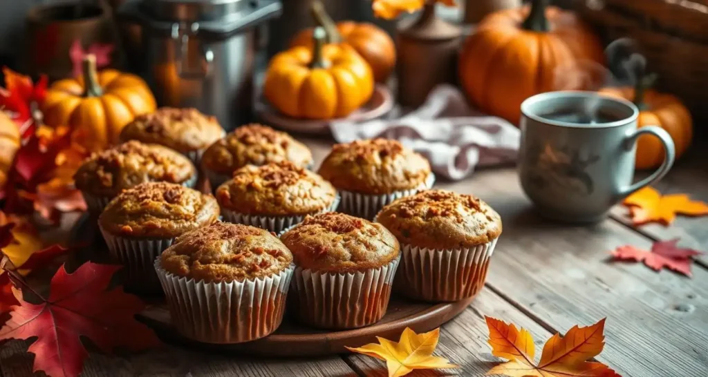 pumpkin zucchini muffins