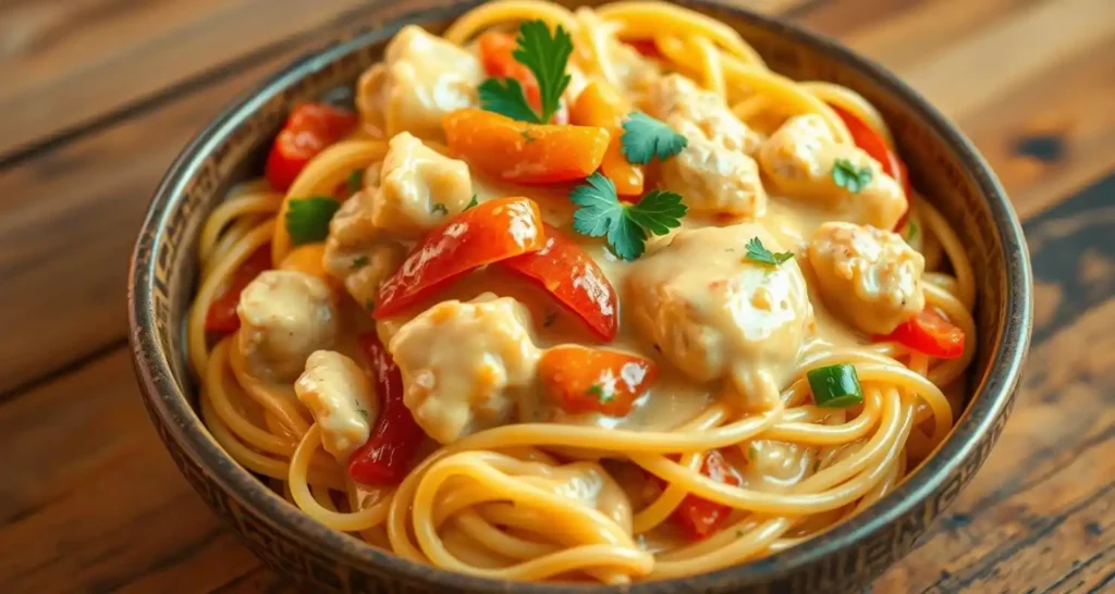 velveeta chicken spaghetti